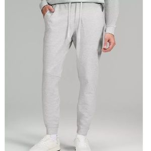 Lululemon Mens City Sweat Jogger Heathered Ultra Light Grey, Size XS